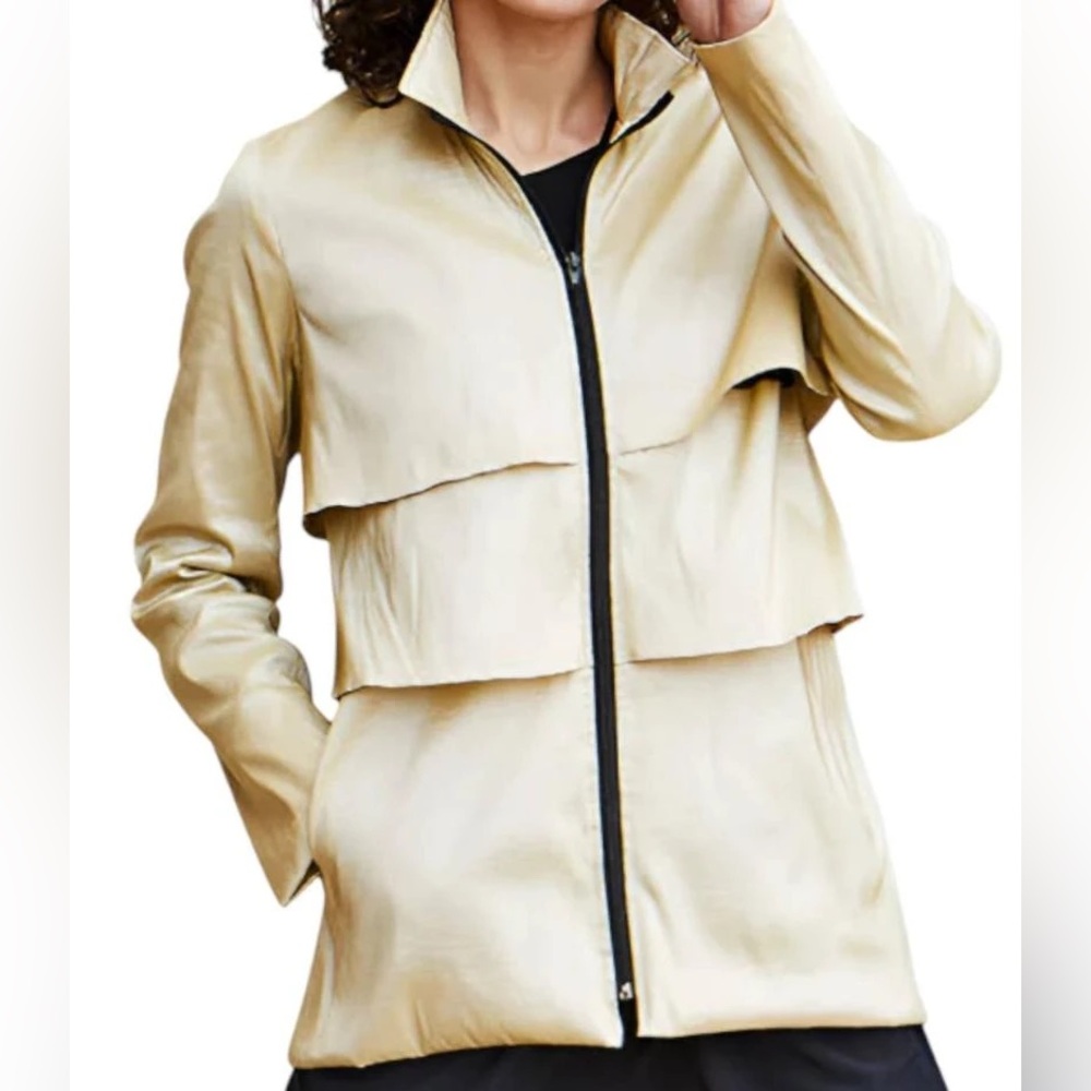 Mycra Pac Tiered Raincoat in Shimmer